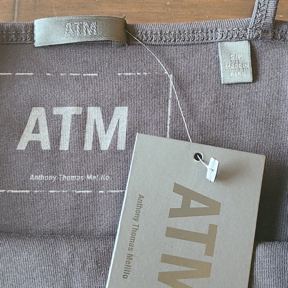 ATM Anthony Thomas Melillo Pima cotton bodysuit - Picture 10 of 13
